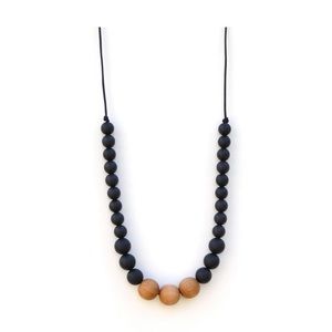 LouLou LOLLIPOP Wood+Silicone Teething Necklace